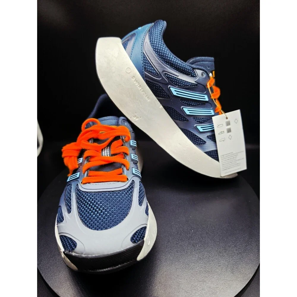 adidas Adizero Aruku J Unisex Kids Mesh Low Top Blue/Orange US 4 Youth/5.5 Women